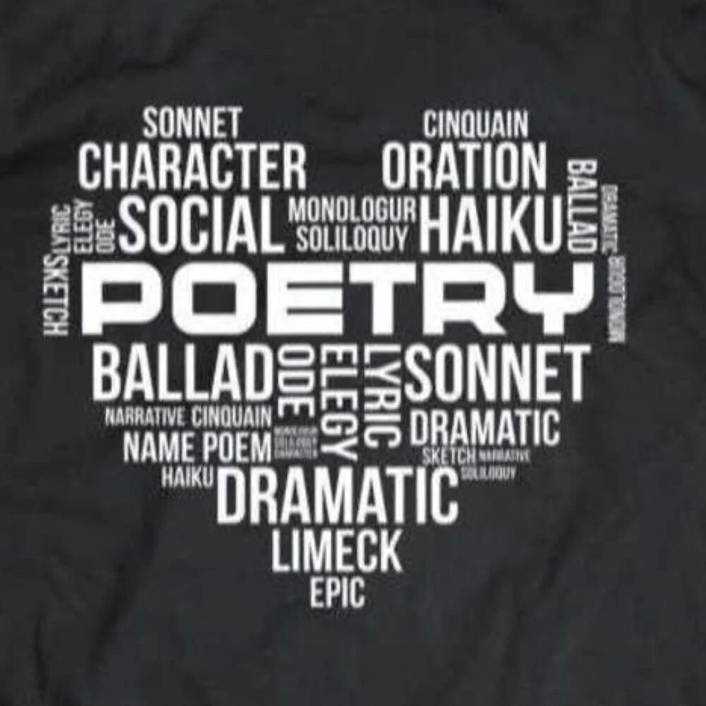 Poetry Heart Words Aesthetic Minimalist Graphic T-Shirt 166 - Picture 2 of 5